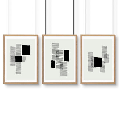 Abstract Artwork Prints | Set of 3 Abstract Wall art Prints