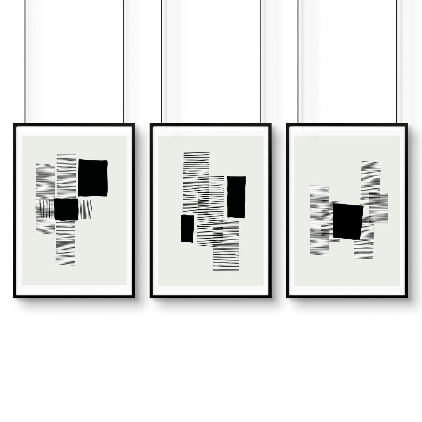 Abstract Artwork Prints | Set of 3 Abstract Wall art Prints
