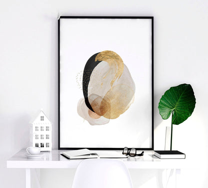 Abstract prints | set of 3 wall art for living room