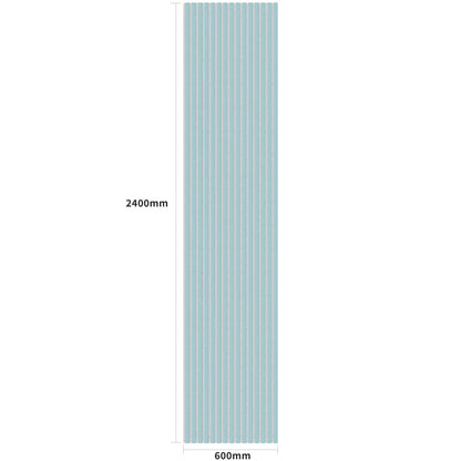 Acoustic Wall Panels In Baby Blue With White Backing