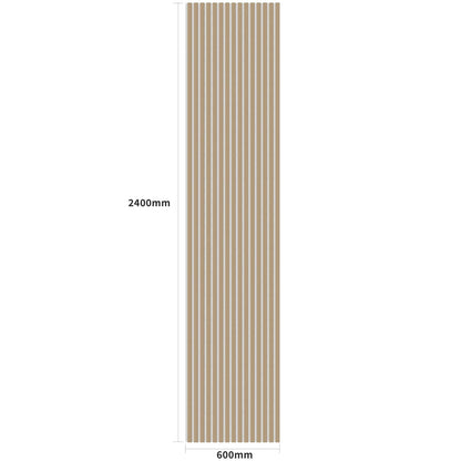 Acoustic Wall Panels In Biscuit With White Backing