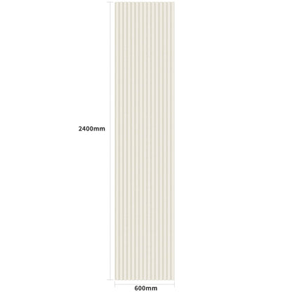 Acoustic Wall Panels In Scallop With White Backing