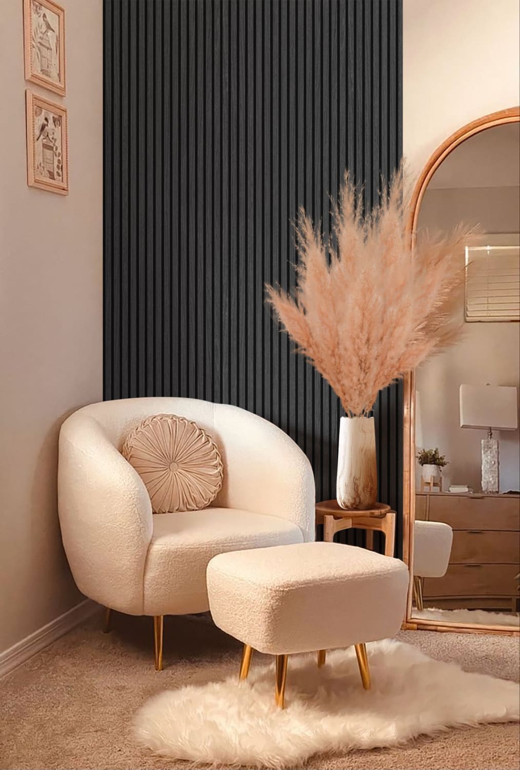 Black Oak Acoustic Wall Panels