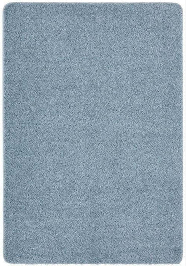 Washable Blue Shaggy Rug
