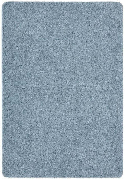 Washable Blue Shaggy Rug