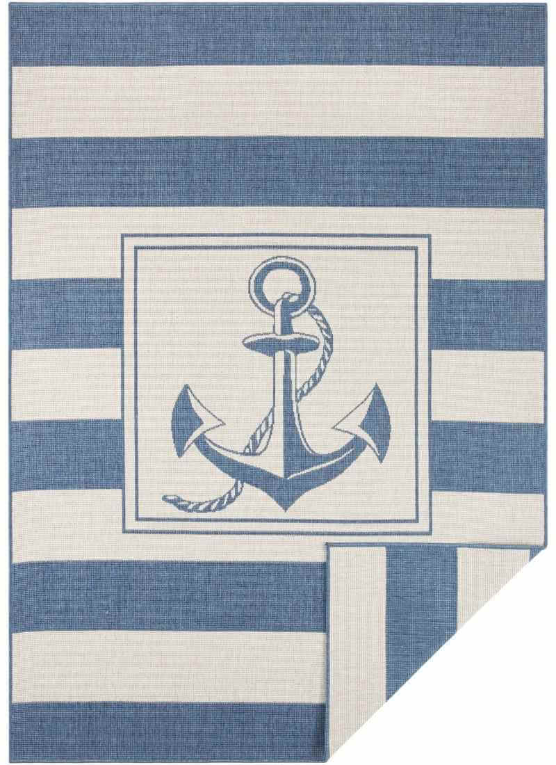 Reversible Indoor-Outdoor Flatweave Gandara Rug