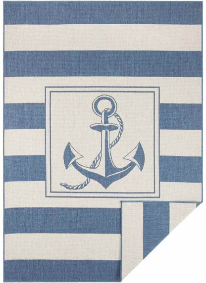 Reversible Indoor-Outdoor Flatweave Gandara Rug