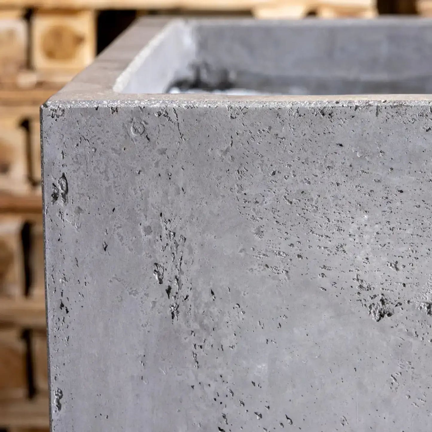 Cubrosa | Onyx Dusk – 30cm Medium Concrete Square Planter – 14L Cube Plant Pot