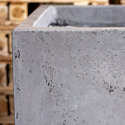 Cubrosa | Onyx Dusk – 70cm Extra Large Concrete Square Planter – 246L Block Plant Pot