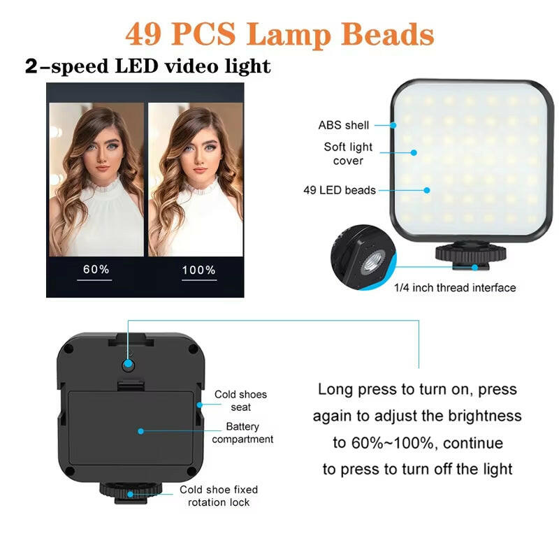 Smartphone Video Kit – LED Light, Tripod & Microphone for Pro Content