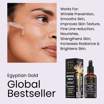 Egyptian Gold Retinol Face Serum - Anti ageing skincare