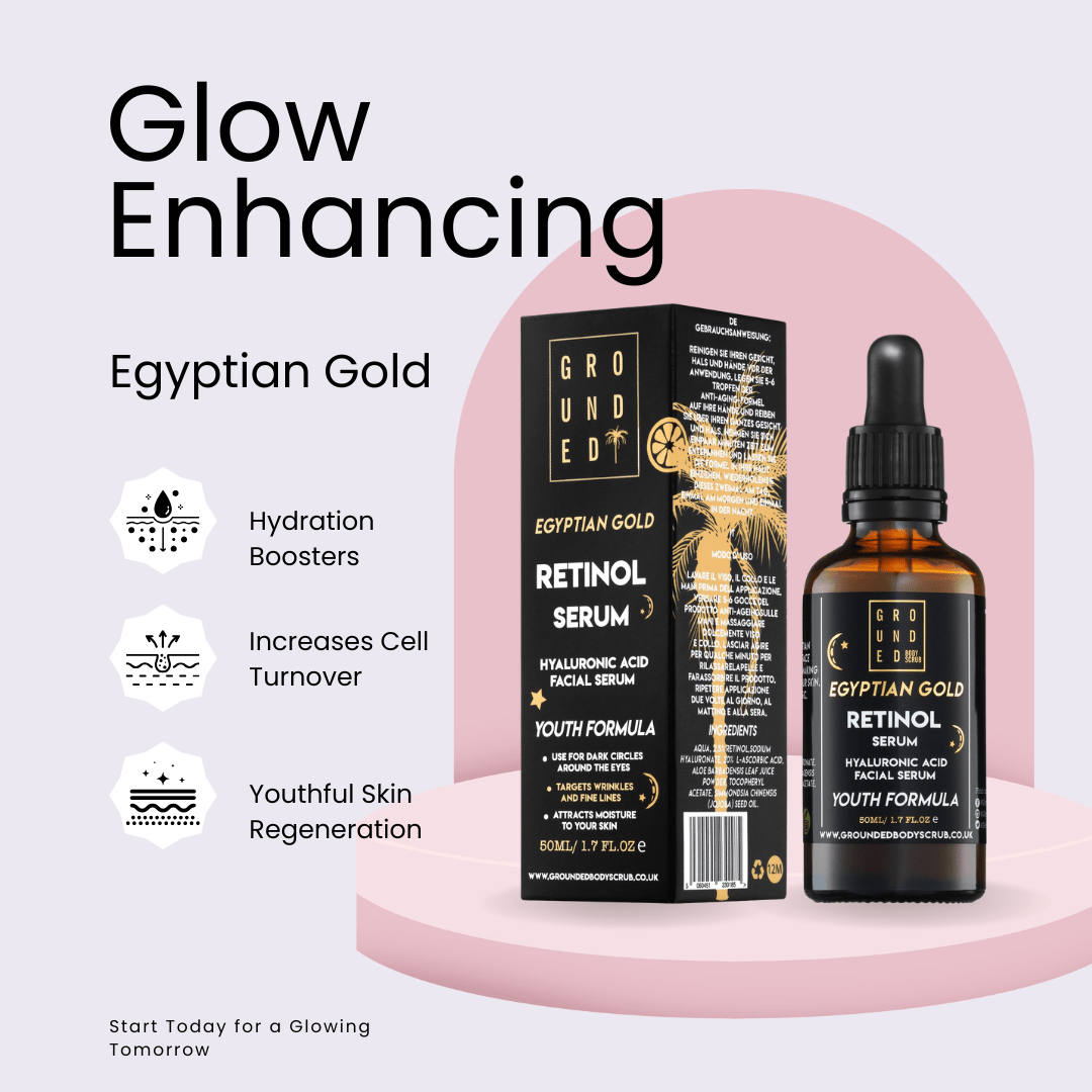 Egyptian Gold Retinol Face Serum - Anti ageing skincare