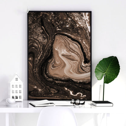Framed wall art abstract | set of 3 wall art prints
