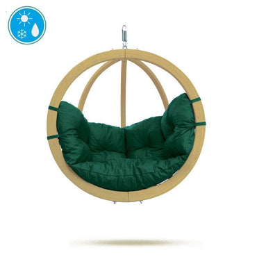 Globo Single Verde Hanging Egg Chair