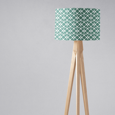 Green Geometric Lampshade, Ceiling or Table Lamp Shade