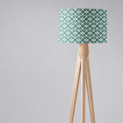 Green Geometric Lampshade, Ceiling or Table Lamp Shade