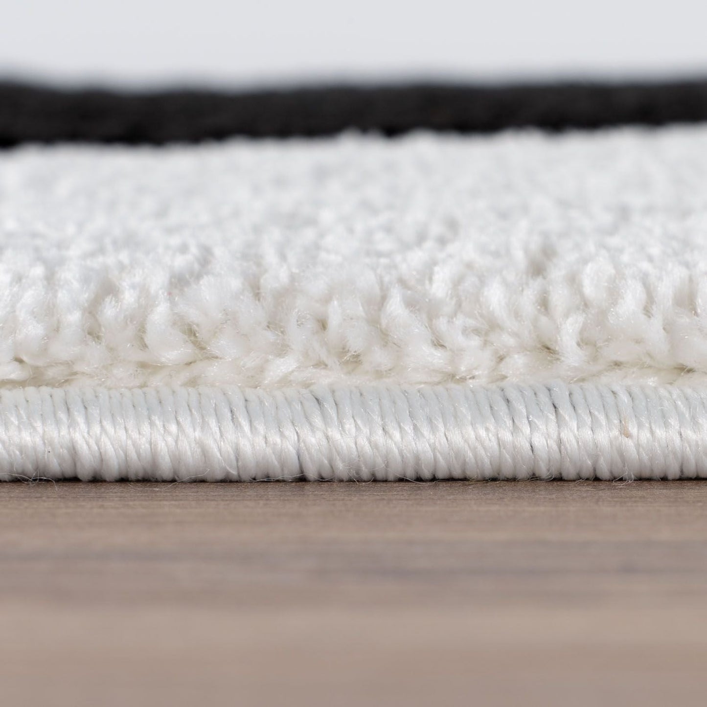 Joli Striped Black & White Rug