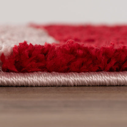 Joli Striped Red & Pink Rug