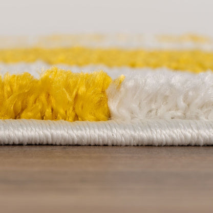Joli Striped Yellow & White Rug