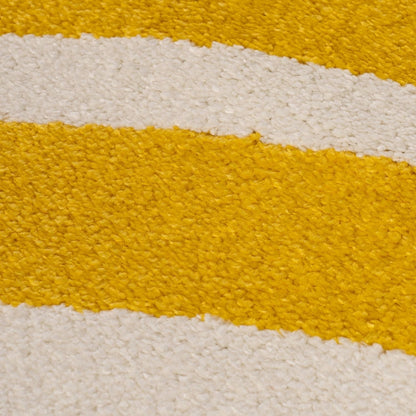 Joli Striped Yellow & White Rug