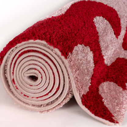 Joli Doodle Red & Pink Rug