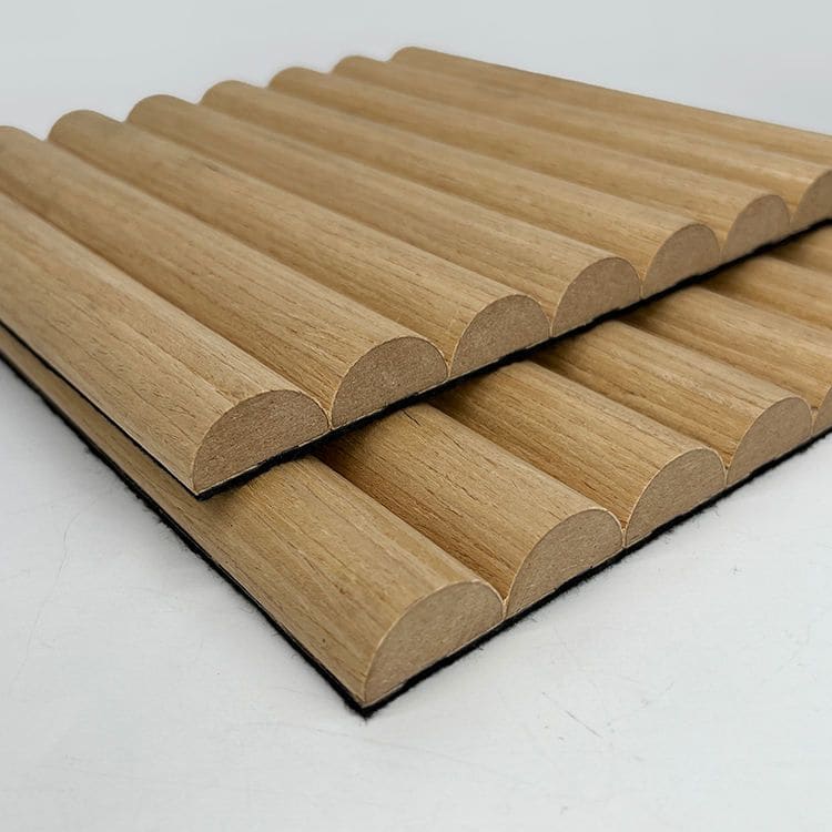 Large Fluted Wall Panels in Baby Blue - 240cm x 60cm