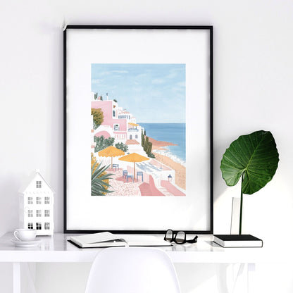 Modern Wall Decor Art | Set of 3 Beach Decor Wall art Prints