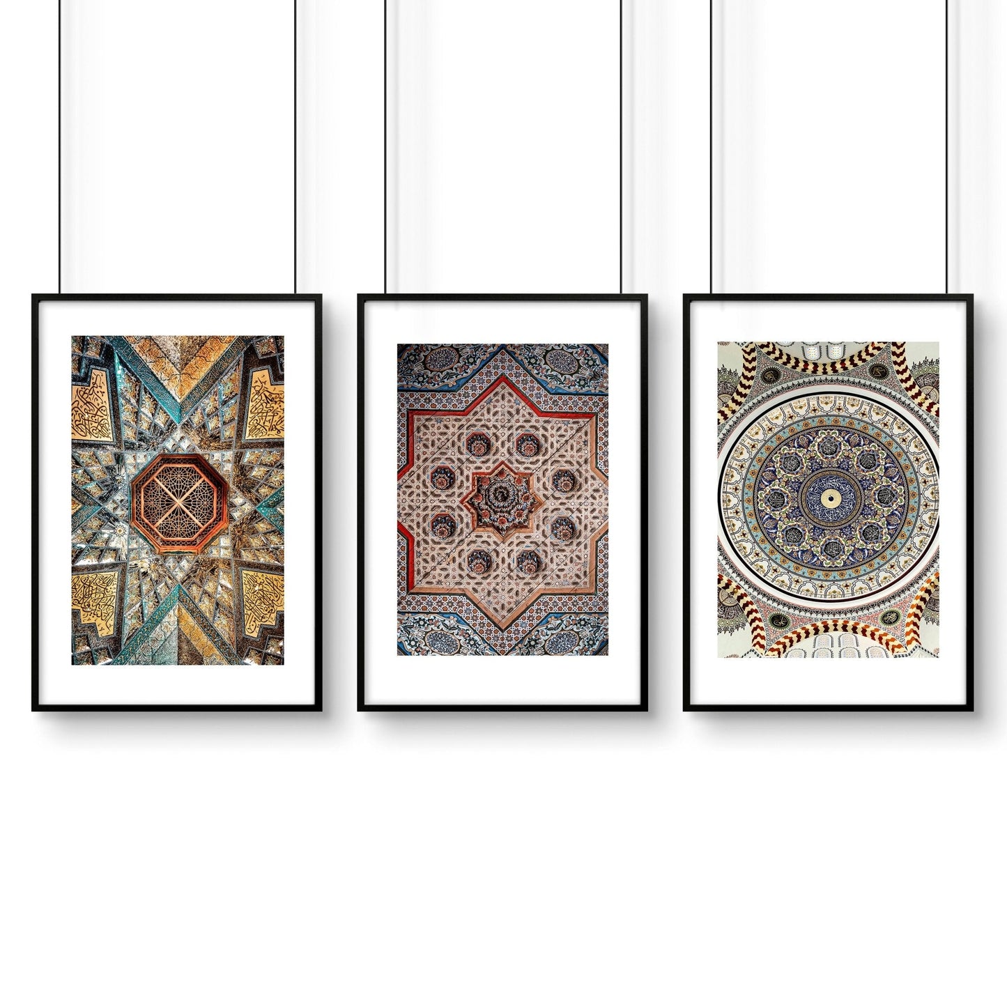 Islamic wall art frames | Set of 3 wall art prints