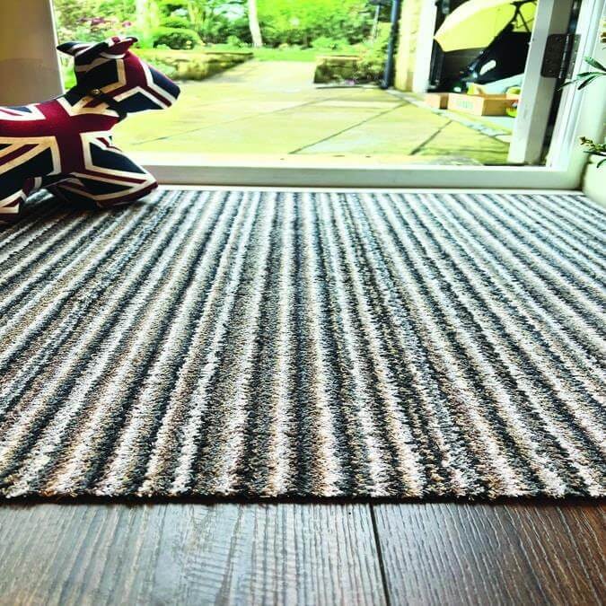 Candy Washable Mat Striped Design