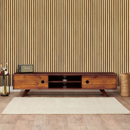 Natural Oak Acoustic Wall Panels