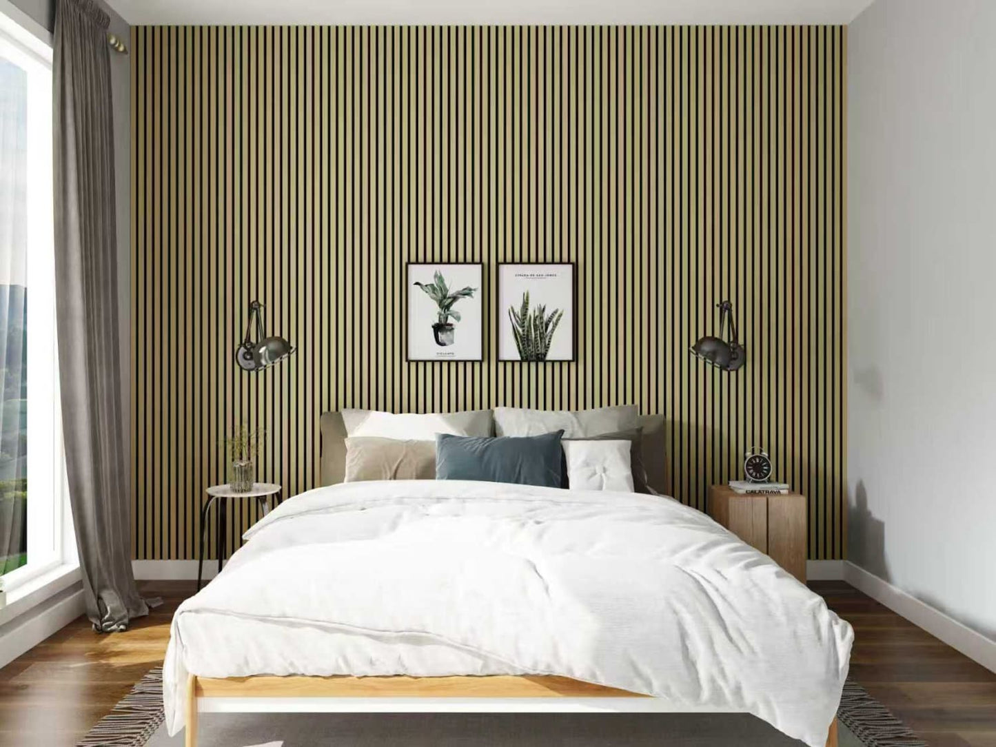 Natural Oak Acoustic Wall Panels