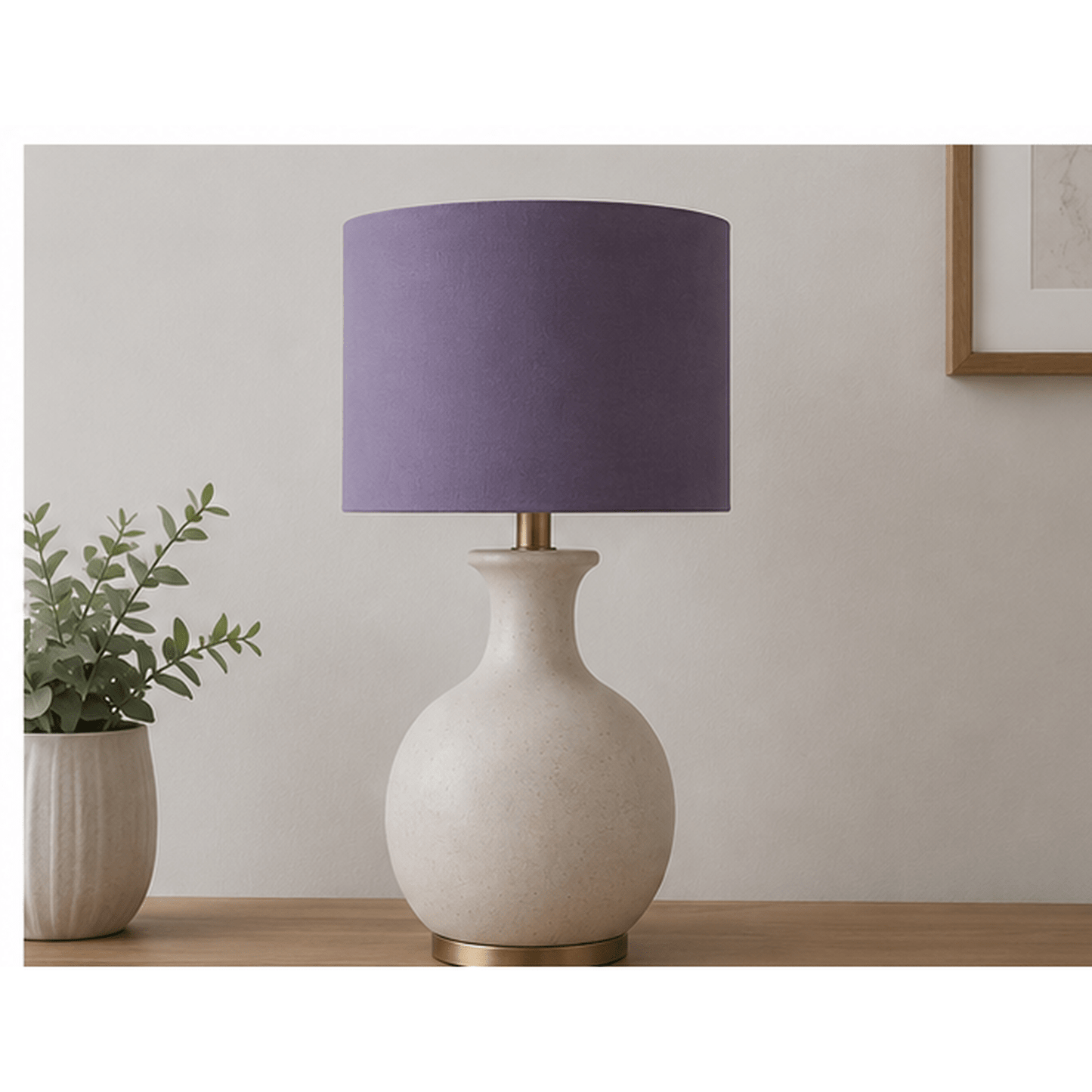 Plain Aubergine  Lampshade, Purple Ceiling or Table Lamp Shade