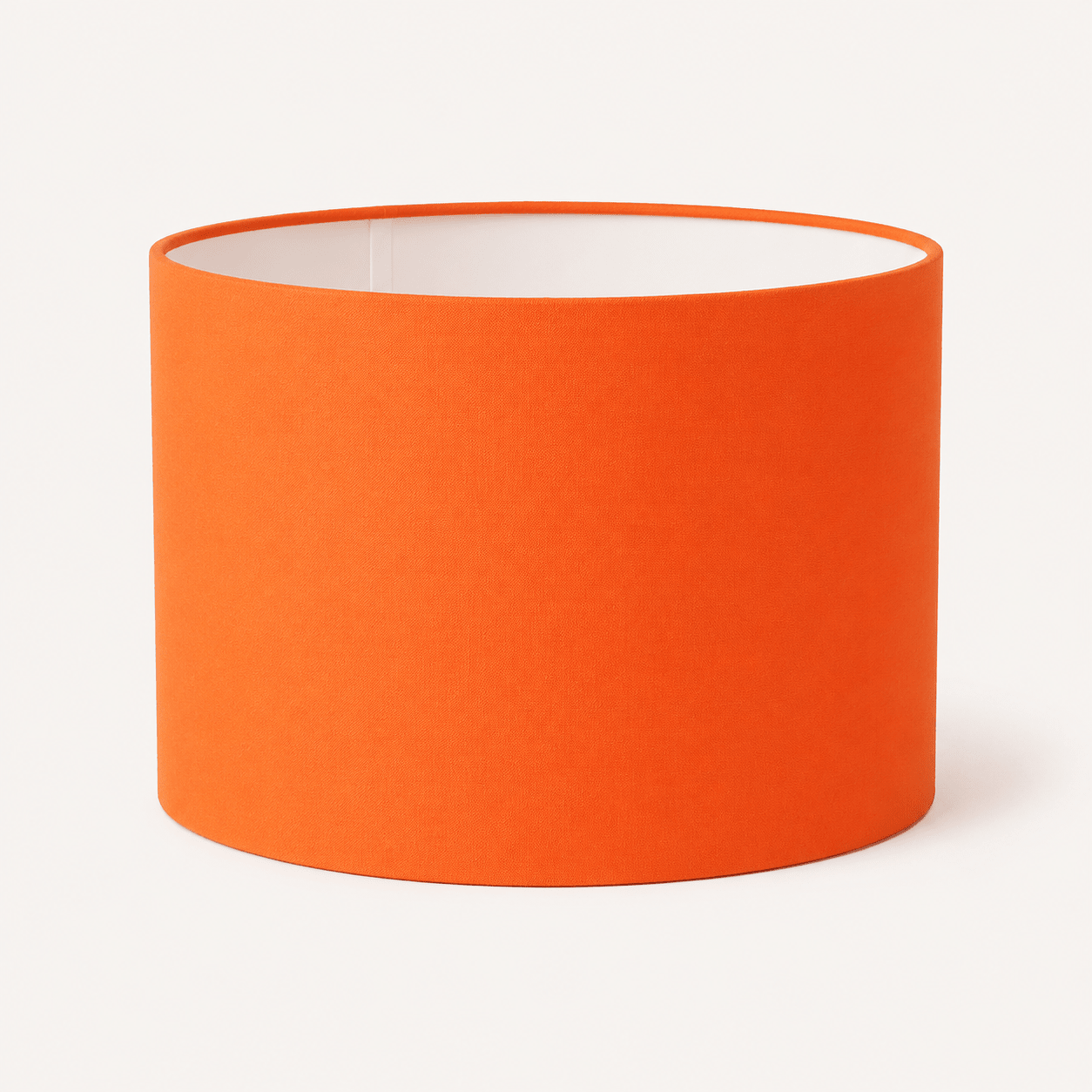 Plain Bright Orange Lampshade, Ceiling or Table Lamp Shade