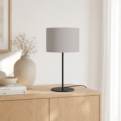 Plain Dove Grey Lampshade, Ceiling or Table Lamp Shade