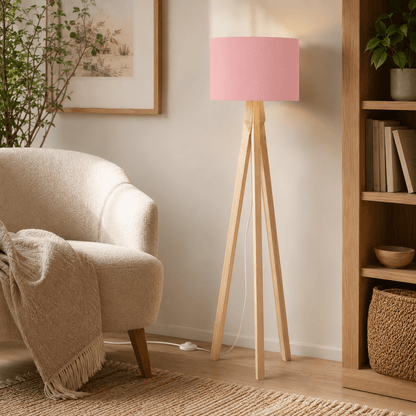 Plain Dusty Rose Lampshade, Pink Ceiling or Table Lamp Shade