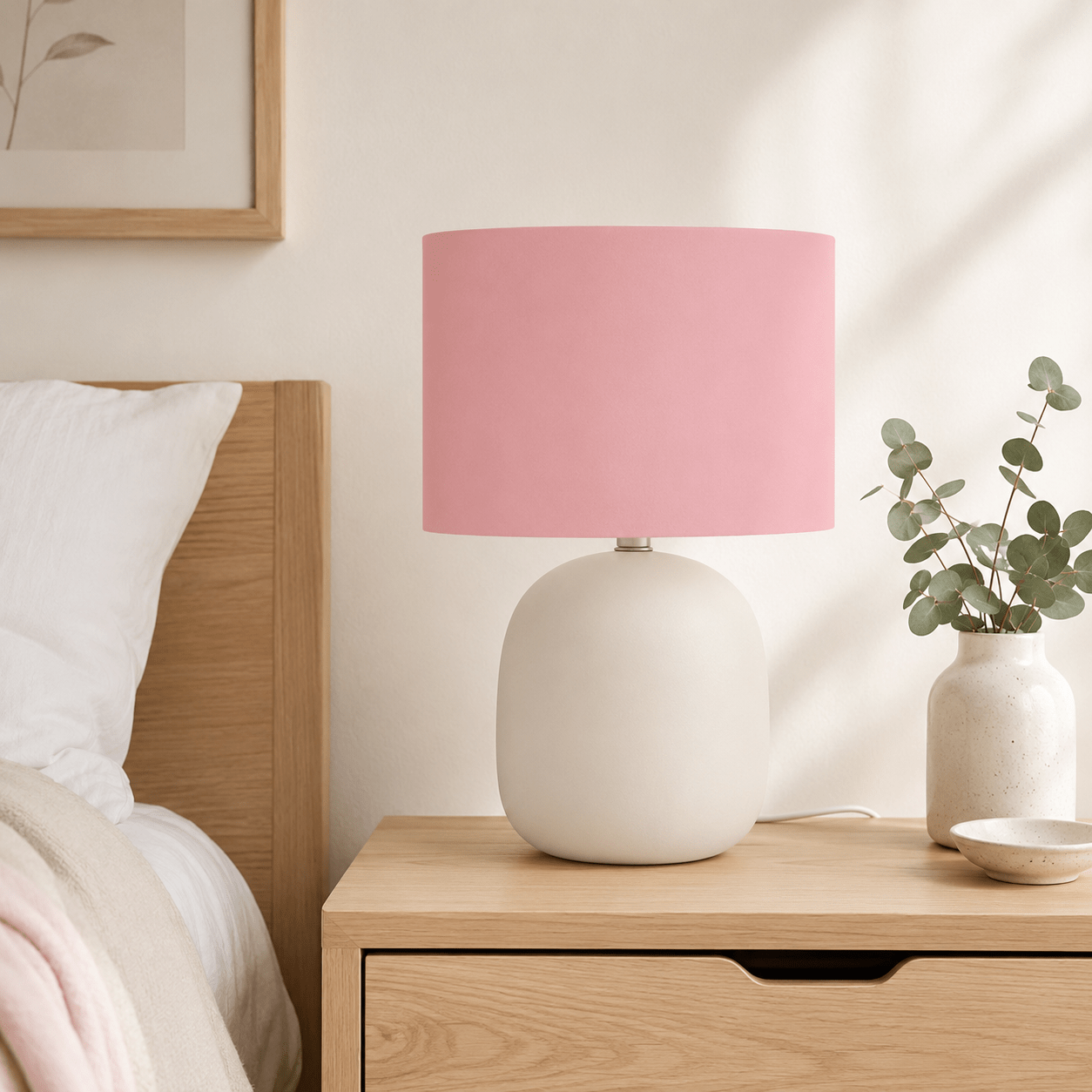 Plain Dusty Rose Lampshade, Pink Ceiling or Table Lamp Shade