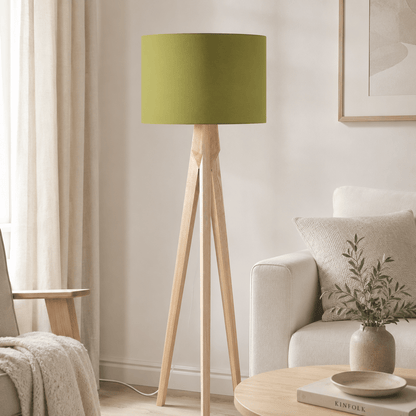 Plain Olive Green Lampshade, Ceiling or Table Lamp Shade