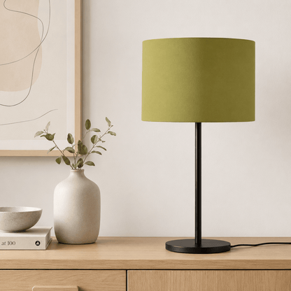 Plain Olive Green Lampshade, Ceiling or Table Lamp Shade