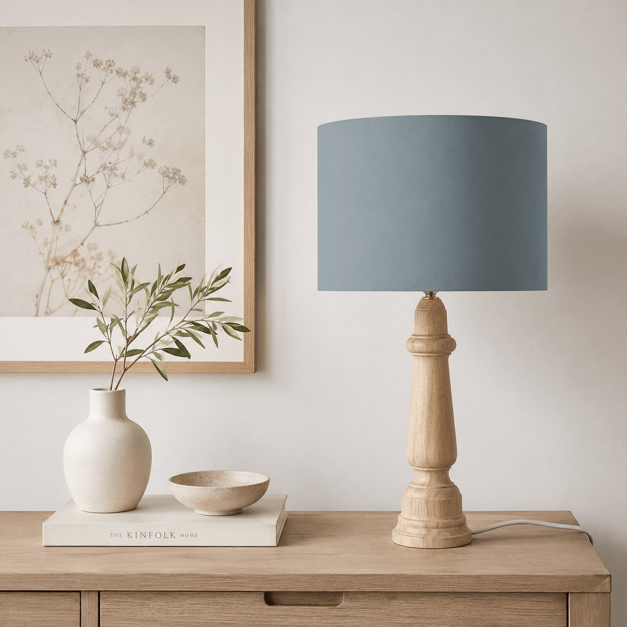 Plain Petrol Blue Lampshade,  Ceiling or Table Lamp Shade