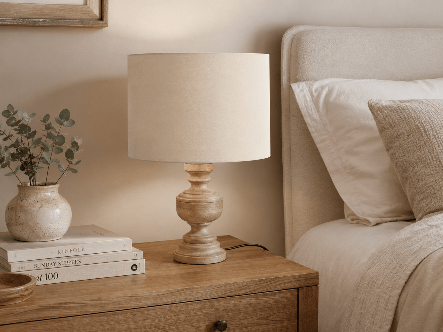 Plain Warm Sand Lampshade, Beige Ceiling or Table Lamp Shade