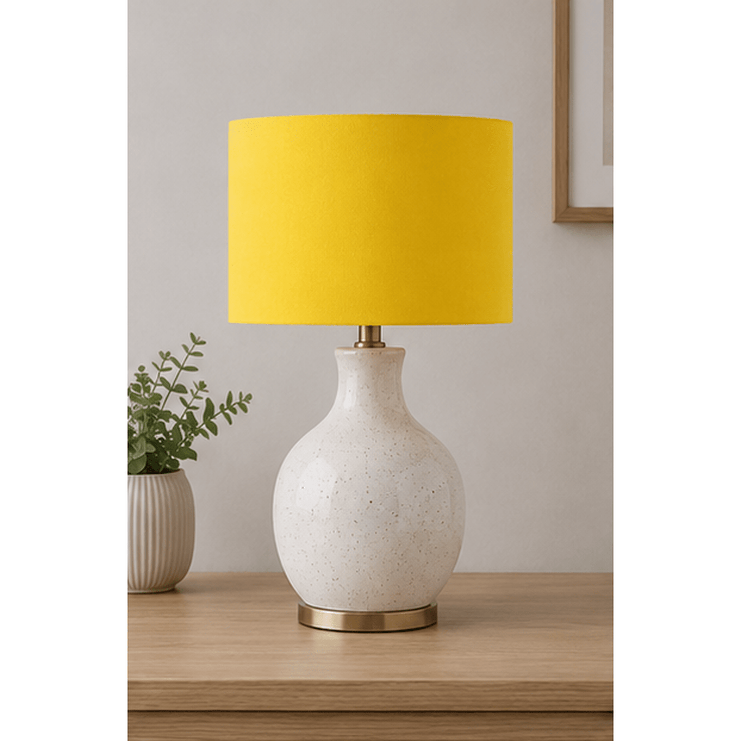 Plain Yellow Lampshade, Ceiling or Table Lamp Shade