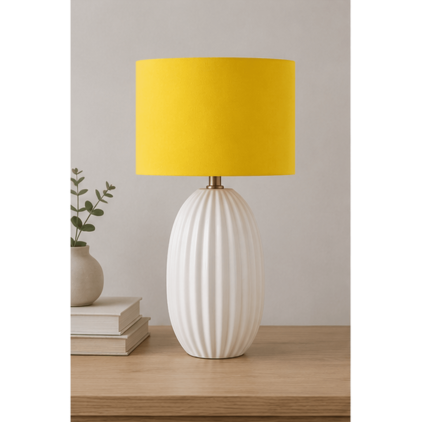 Plain Yellow Lampshade, Ceiling or Table Lamp Shade