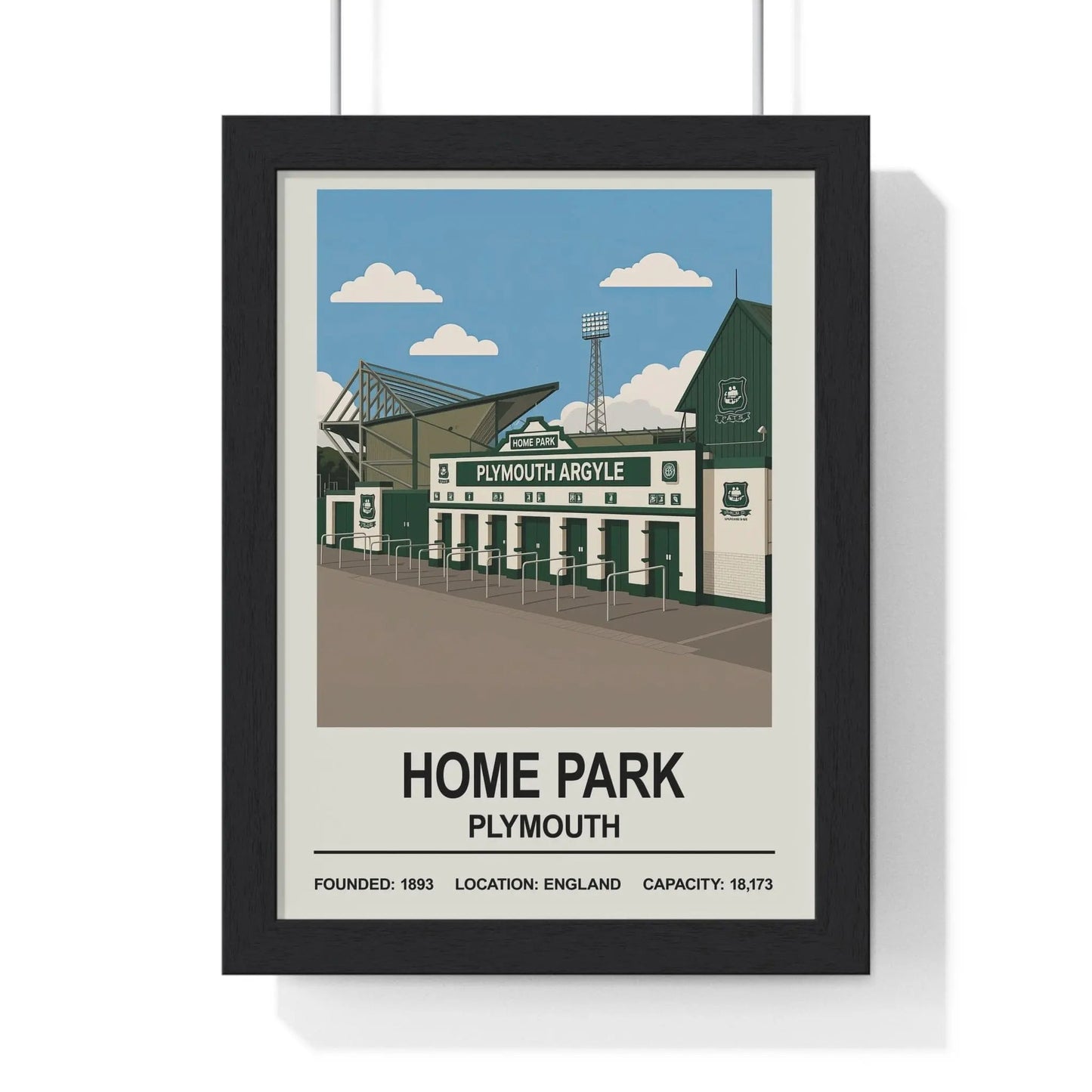 Plymouth Argyle Home Park Print