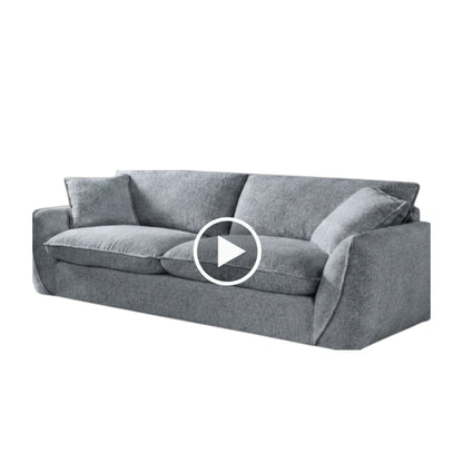 Berlin Grey Fabric 3+2 Sofa Suite