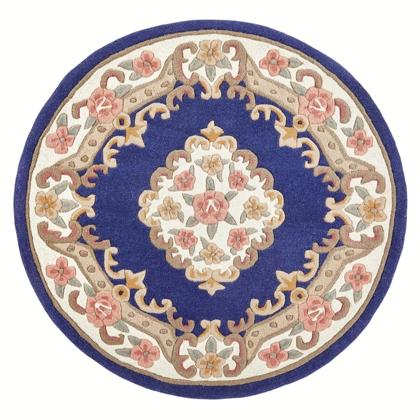 Shensi Navy Medallion Rug