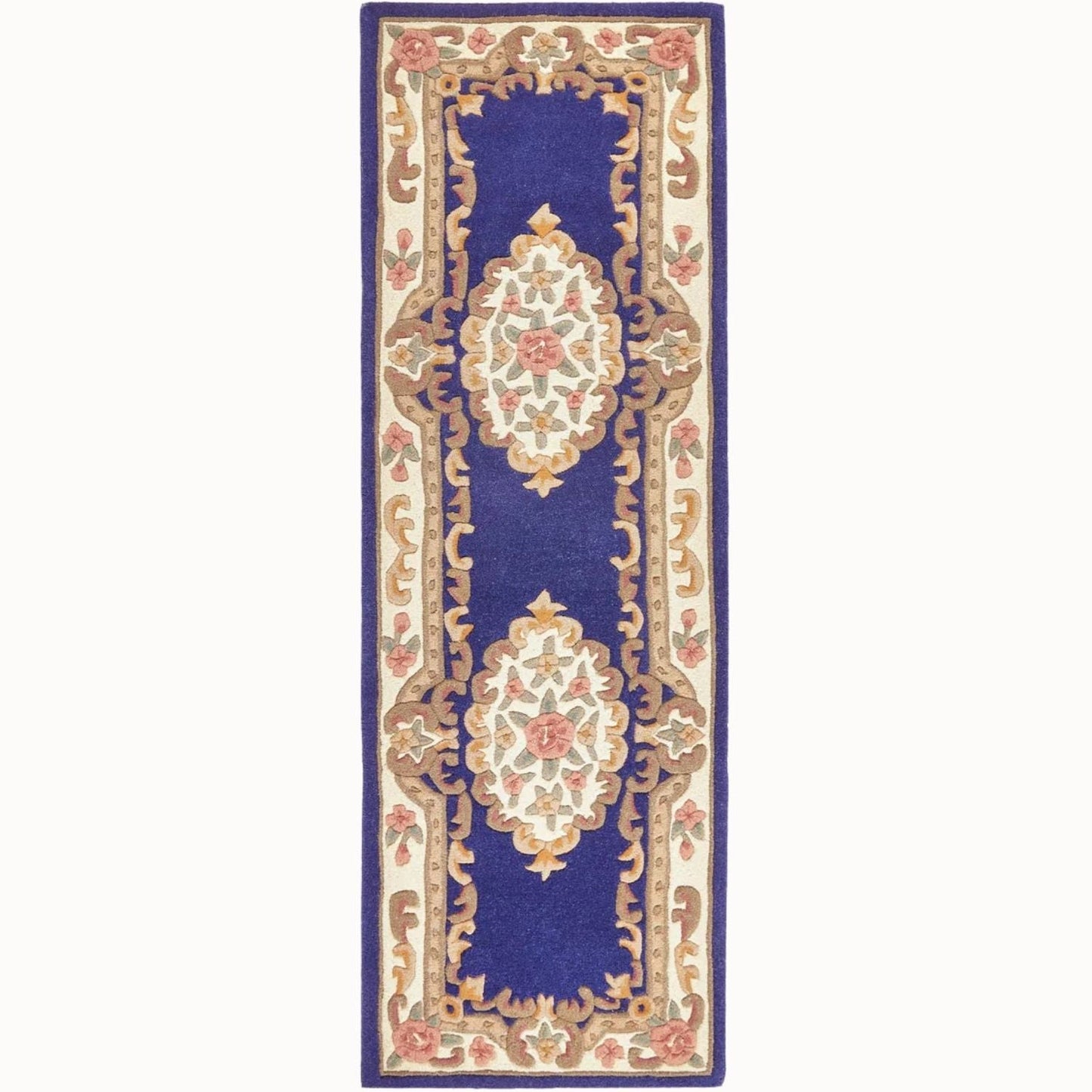 Shensi Navy Medallion Rug