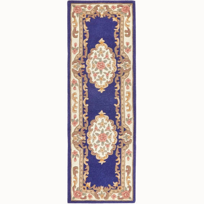 Shensi Navy Medallion Rug