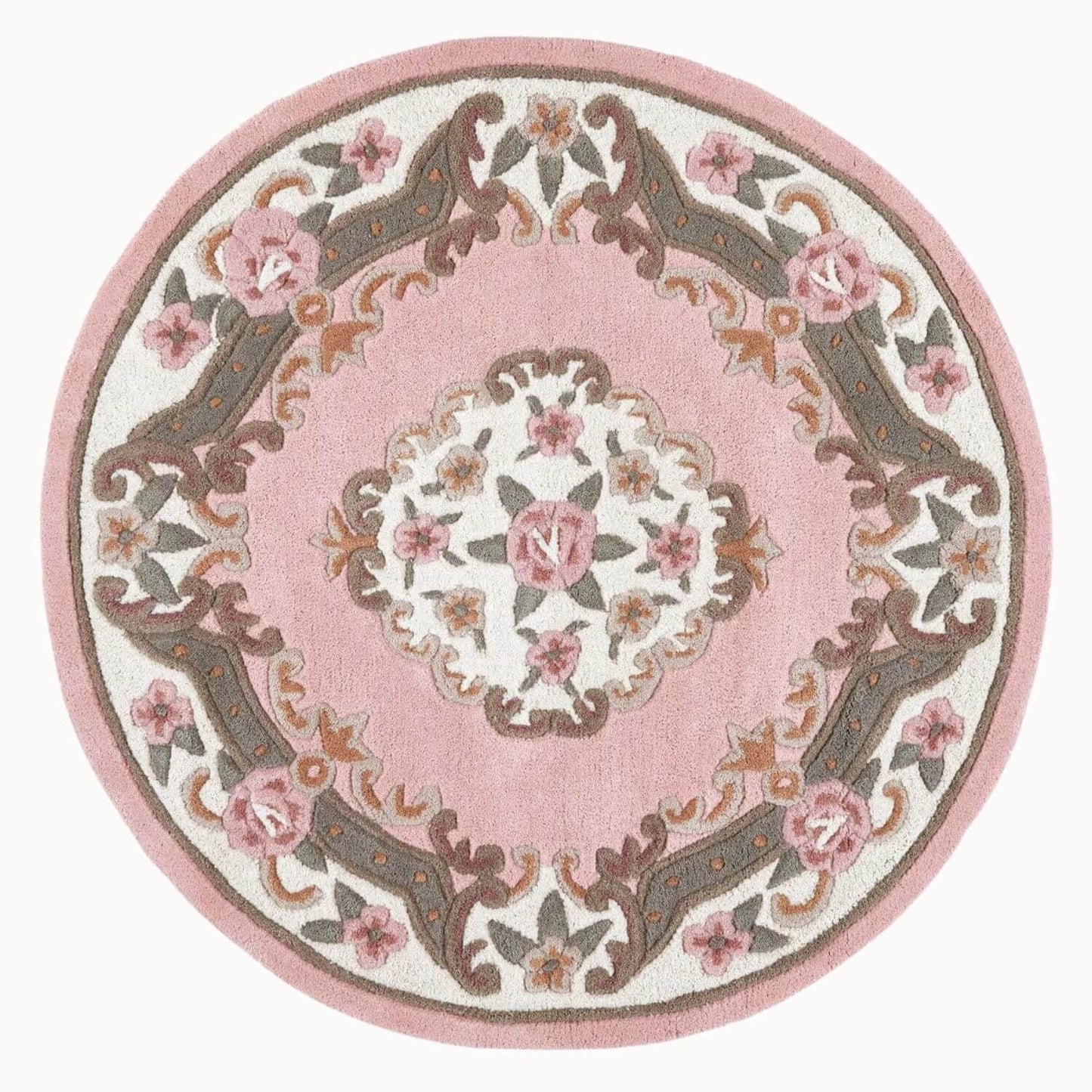 Shensi Pink Medallion Rug
