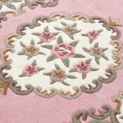 Shensi Pink Medallion Rug