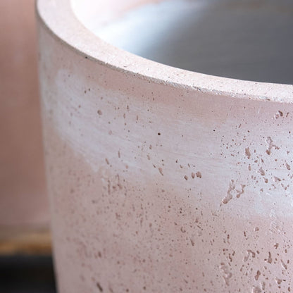 Vessara | Blushstone – 52cm Large Tall Concrete Planter – 15L Decorative Vase Pot